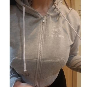 Cropped Athletic Hoodie